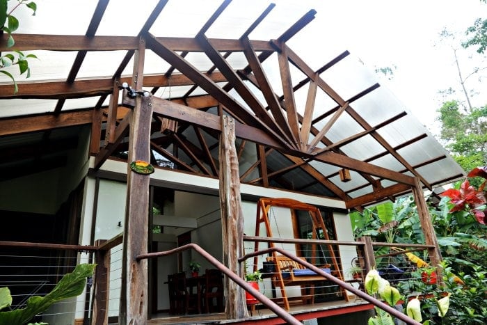 Modern House in Costa Rican rainforest.