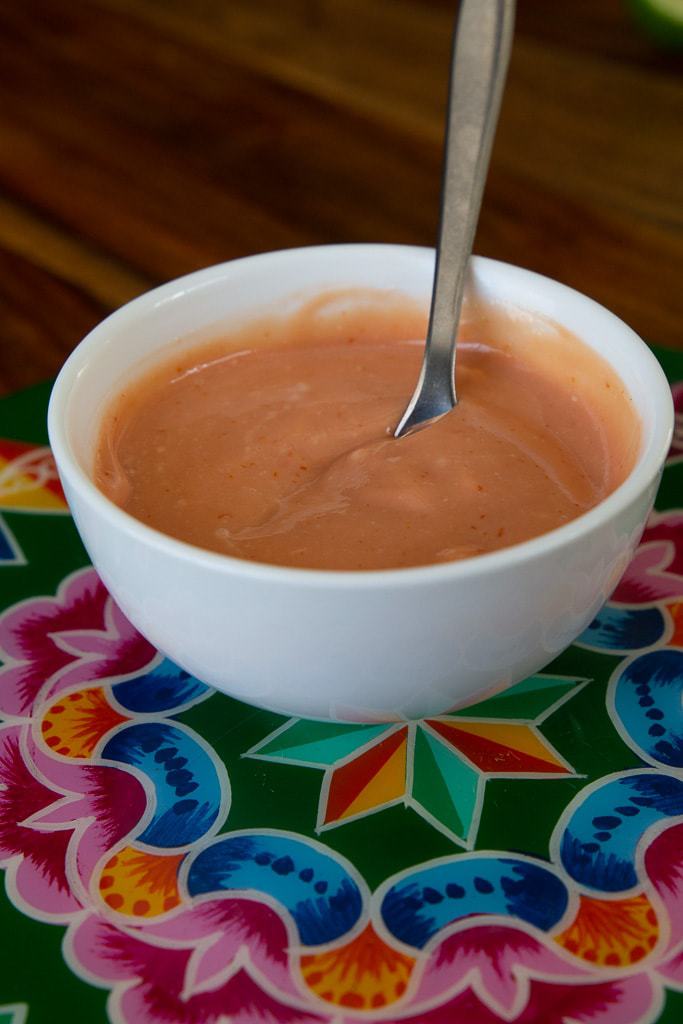 fry sauce in small bowl