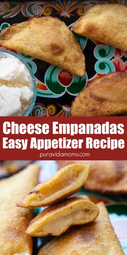 Cut empanadas on top of whole empanadas.