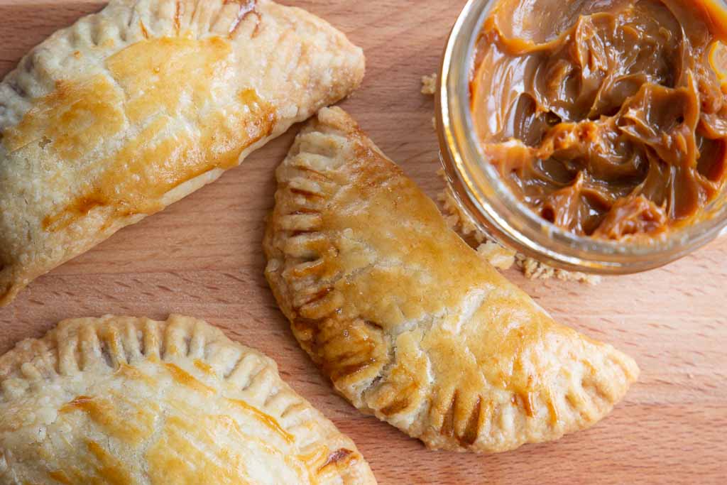 Costa Rican dulce de leche empanadas.