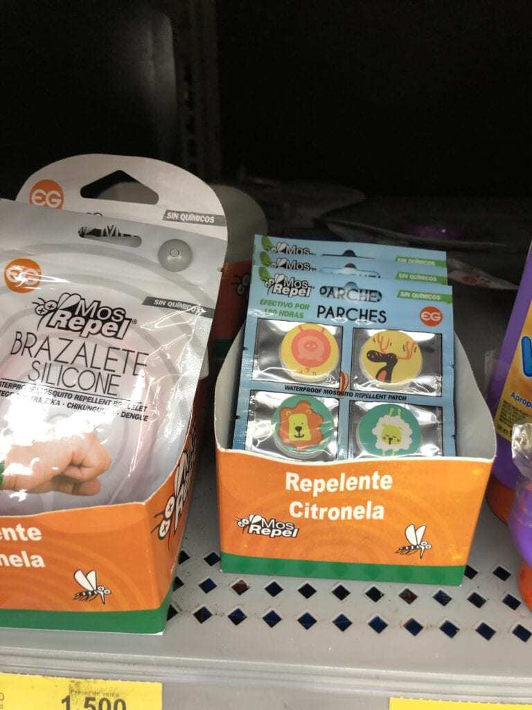 costa rica mosquito repellent on the shelf
