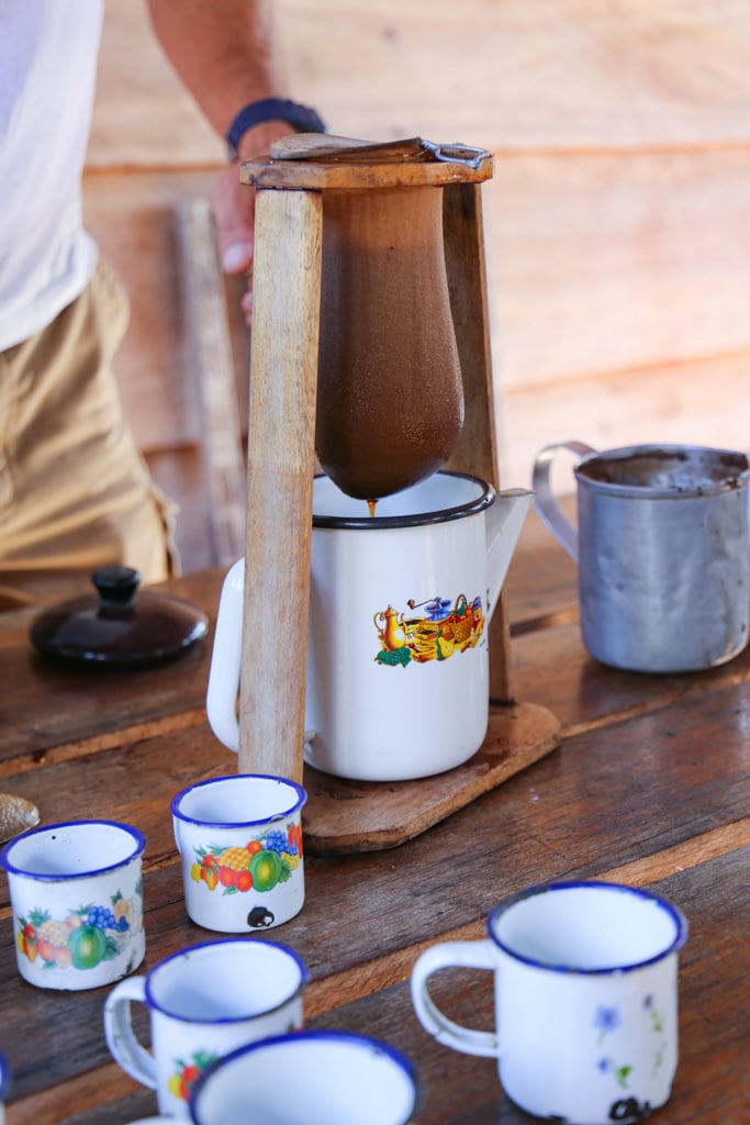 white cups with Costa Rican Coffee Recipe