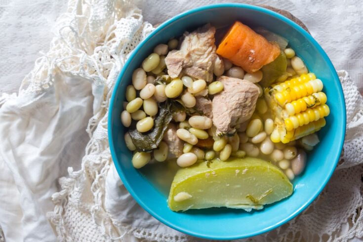 Costa Rican White Bean and Pork Soup